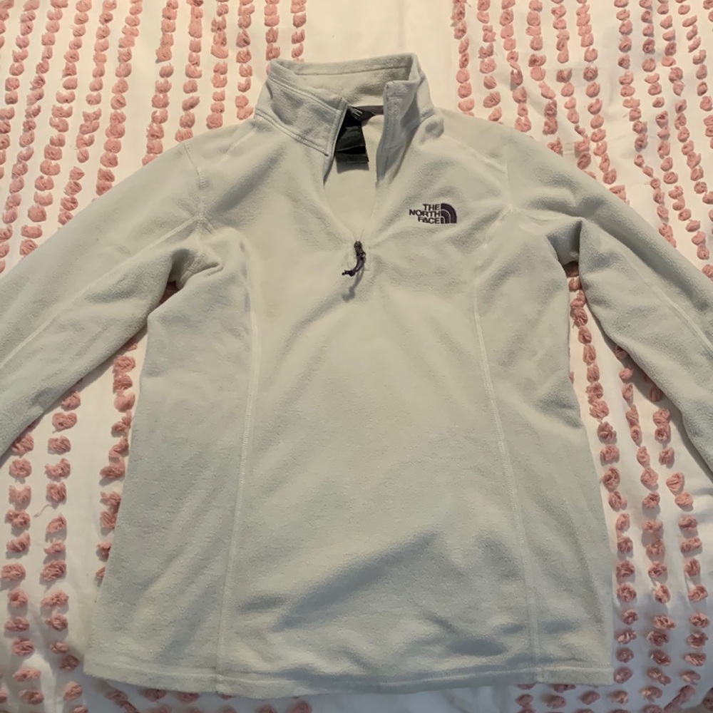 Fleece north face quarter zip